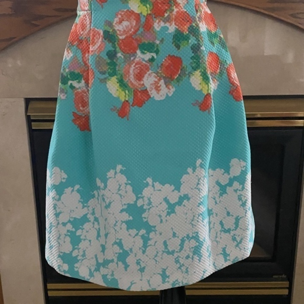 Donna Ricco Sleeveless Floral Dress Sz. 8 - Picture 3 of 14